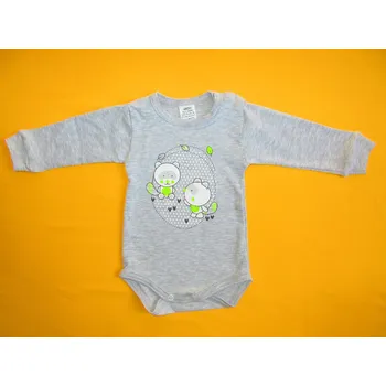 Arex, ČR Body dlouhý rukáv Mývalové - vel. 68 Barva: šedá, Velikost: 68