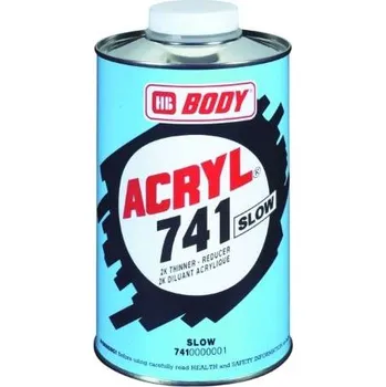 Ředidlo HB Body 741 akrylátové ředidlo pomalé 1 L