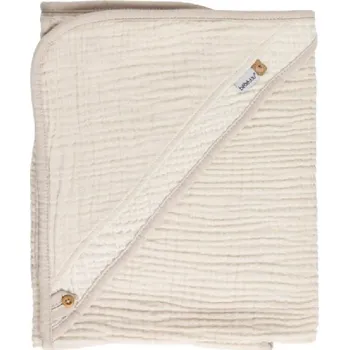 BÉBÉ-JOU bambusový mušelínový ručník s kapucí Pure Cotton Sand DOPRODEJ!
