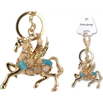 Carmani® Přívěšek na klíče, kabelku kůň PEGAS