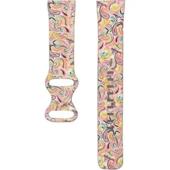 eses Silikonový řemínek pro Fitbit Versa 3 a 4, Sense 1 a 2 - Velikost S, vzorovaný