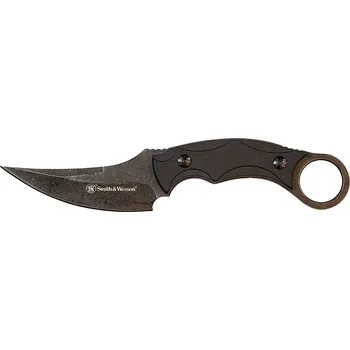 Pracovní nůž Smith & Wesson Karambit, pevný nůž s pouzdrem SW995