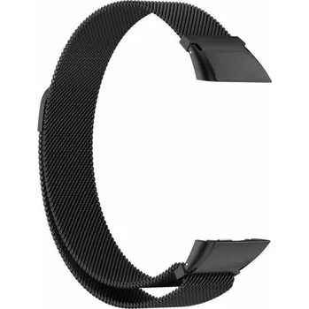 Příslušenství k chytrým hodinkám eses Milánský tah pro Huawei Band 6, Honor Band 6 a Band 7 - Černý