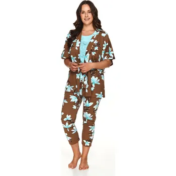 Dámský župan Dámský župan 2715 MARIJA 2XL-3XL Hnědá 2XL