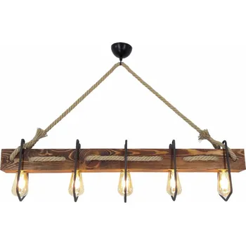 Stropní svítidlo Demir II hnědé