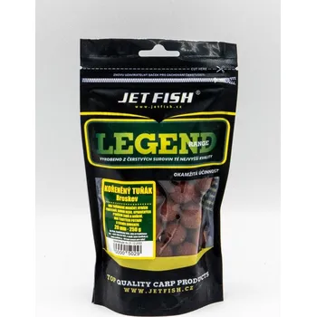 Boilies Legend Range boilie 250g - 20mm : KOŘENĚNÝ TUŇÁK - BROSKEV