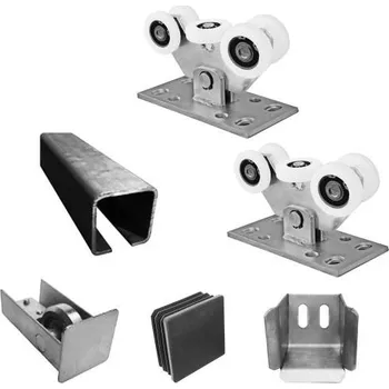 Pohon brány Sada pro posuvnou bránu do 4m, NYLON, 60x60mm