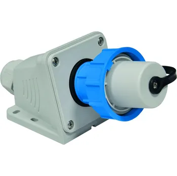 Elektrická zásuvka TP electric přívodka nástěnná úhlová 1x16A IP68