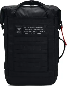 Městský batoh Under Armour Project Rock Box Duffle Backpack 30 l černý