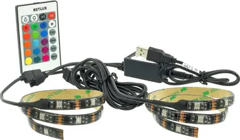 LED páska Retlux LED pásek pro TV 5V RGB 2x 0,5 m
