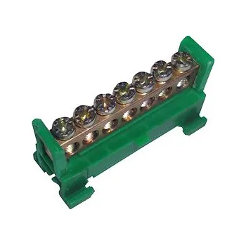 svorka NEXT nulová sběrnice N7 zelená s025006