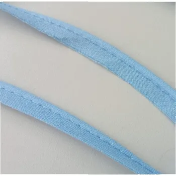 Paspulka bavlněná, výpustek 12 mm, světle modrá, metráž