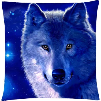 Polštář Polštář s vlkem 32 Mybesthome 40x40 cm Varianta: Povlak na polštář, 40x40 cm