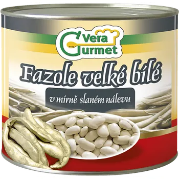 Zelenina Vera Gurmet Fazole velká bílá v nálevu 2650g