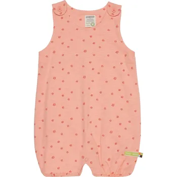 Kojenecký overal krátký bez rukávů Malé tečky světle oranžová loud + proud Velikost: 50/56