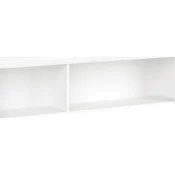 Knihovna LINGO regál závěsný 160 bílý lesk