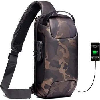 Weixier outdoor batoh přes rameno s USB Eliseo Camouflage 5 l WEIXIER W9529s1