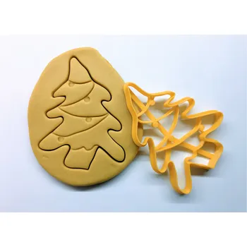 Vánoční dekorace Grinchův ujetý stromek - Vanoční vykrajovátko