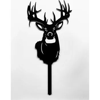 Dortová svíčka Myslivecký zápich - jelení hlava (možnost jména, věku)