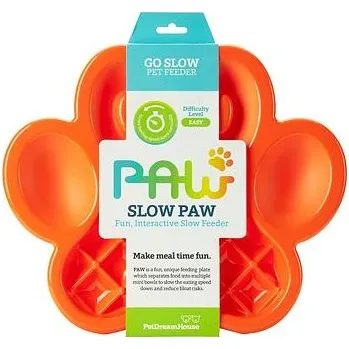 Miska pro psa PetDreamHouse zpomalovací miska Paw Slow Feeder Barva: modrá