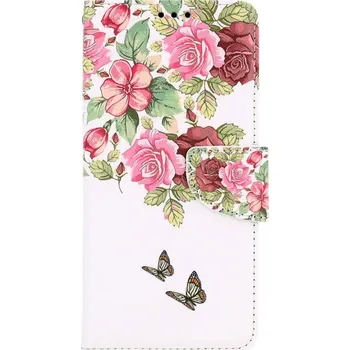 Pouzdro na mobilní telefon Pouzdro Realme C21Y knížkové Něžné květy (kryt neboli obal na Realme C21Y)