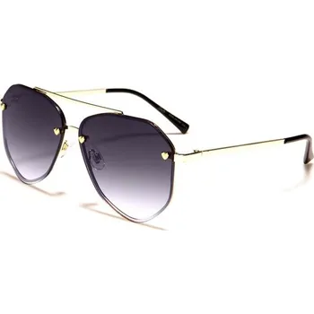 Sluneční brýle GISELLE dámské Sluneční brýle Aviatorky Černé Olympic eyewear 97k-cube