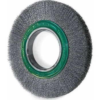 Metallkraft® 3730264 Drátěný kotouč vlnitý na nerez 250 x 30, Ø drátu 0,2 mm