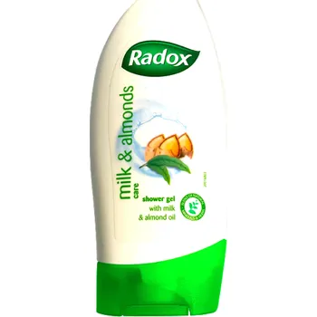 Koupelová kosmetika Radox sprchový gel 250 ml Milk & Almonds Care
