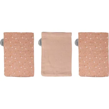 koupací vanička Luma Mušelínové žínky Bambus Half Moon 3ks