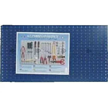 Panel na nářadí Kit se 40 háčky (Modrá) KT07004