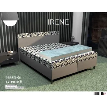 Postel Postel čalouněná IRENE 160, 180 | Pohoda - matrace MIAMI