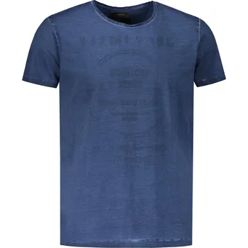 Pánské tričko Pánské triko KIXMI NAVIN TMAVĚ MODRÁ L