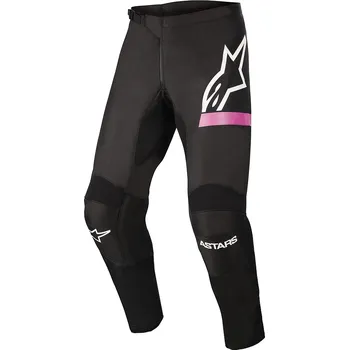 Cyklistické kalhoty Dámské kalhoty - ALPINESTARS Stella Fluid Chaser - Black/Pink 30