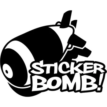 Samolepicí dekorace na vozidlo Samolepka Sticker Bomb na auto a motorku, tuning nálepka (5547)