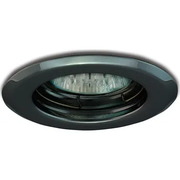 Bodové svítidlo PANLUX PPD-R50/CHC vestavný podhled pevný chrom černý