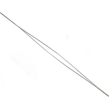 Materiál na výrobu šperku Ocelové bižuterní jehly pro korálkování 75-125mm -1Ks - 125mm