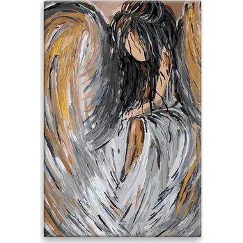 Dětské zboží Malování podle čísel - Anděl světla - 40x60 cm, bez dřevěného rámu - CZ výroba