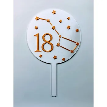 Dortová svíčka Zápich - s Vašim oblíbeným souhvězdím