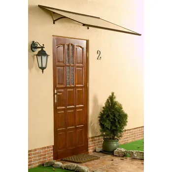 Stříška nad vchodové dveře LANIT PLAST, s.r.o. stříška nad dveře LANITPLAST MELES 160/85 hnědá LG654