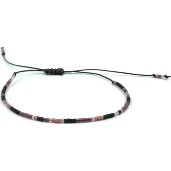 Náramek Moni náramek korálky Miyuki Gold 24