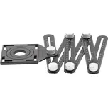 Metr úhlový skládací pro vrtání, kopírovací přípravek pro obkladače, 12x17,5x1,6cm