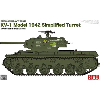 Plastikový model Ryefield model 1/35 KV-1 Model 1942 Simplified Turret