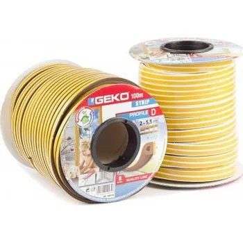 Těsnění do okna a dveří Těsnění D 9x6mm-100m hnědé(2x50m)