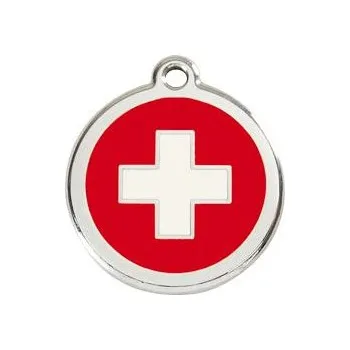 psí známka Známka Švýcarský kříž Velikost: 30 mm