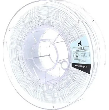 Filament Kimya PETG-R Barva: White, Průměr: 2,85 mm, Hmotnost: 750 g tisková struna (filament)