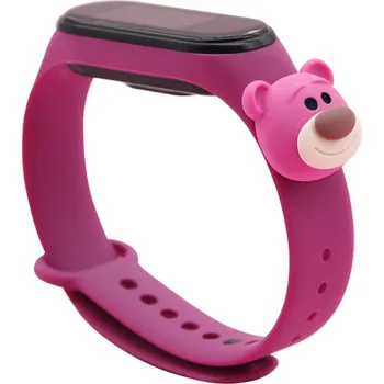 Příslušenství k fitness náramku Mi Band 3/4 dětský silikonový náramek zvířátka Typ: 23