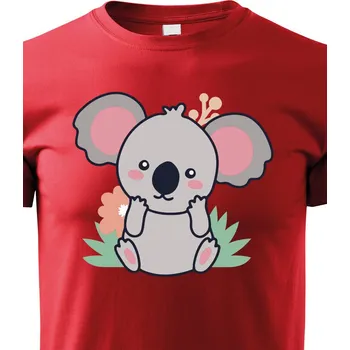 Chlapecké tričko Dětské triko Koala 2, Barva Červená, Velikost 158 cm/12 roků, Canvas Dětské tričko Bezvatriko.cz 1088