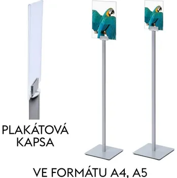 Reklamní Menu Board Slim s plakátovou kapsou Formát A4 (IPUA4)