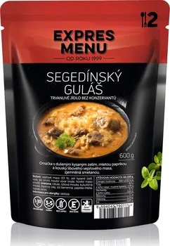 jídlo na cestu EXPRES MENU segedínský guláš 600 g