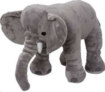 Plyšová hračka Daklos Velký ultra gigantický slon 80 cm šedý